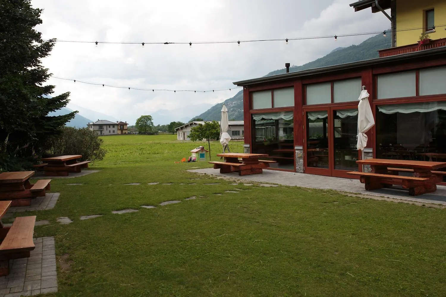 Villa Il Bisteca à Morbegno Séjour à la ferme